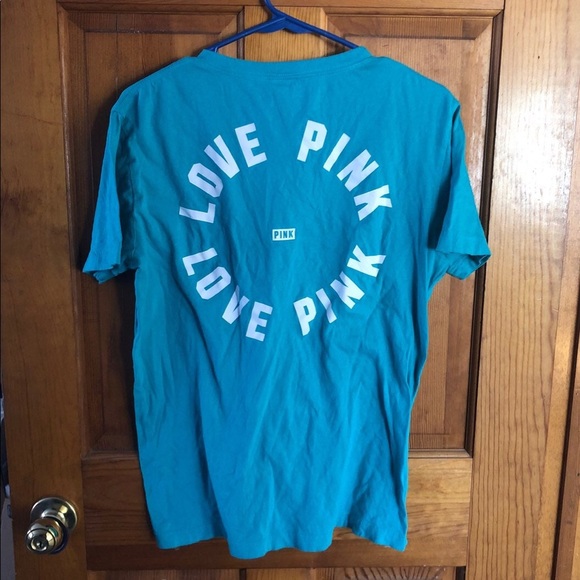 VS PINK lace up t-shirt small - Picture 7 of 8